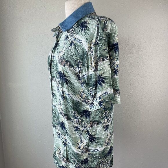 Capacity Palm Tree Shirt & Matching Shorts EUC - Picture 4 of 11